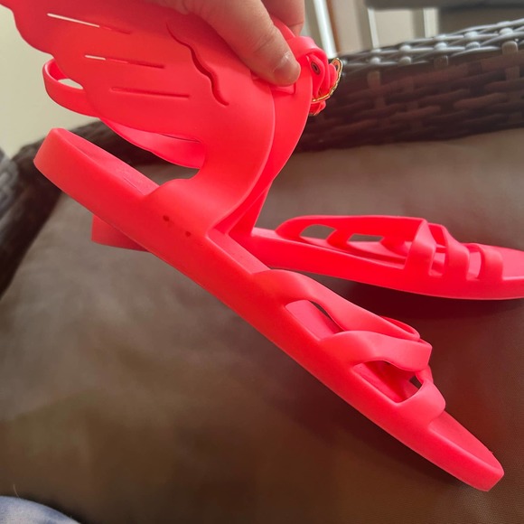 Ancient Greek Sandals Pink Winged Sandals - Picture 6 of 7